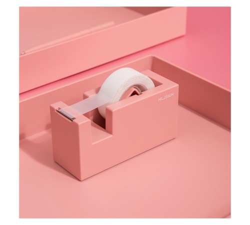 Диспенсер для клейкой ленты Deli Nusign NS121PINK