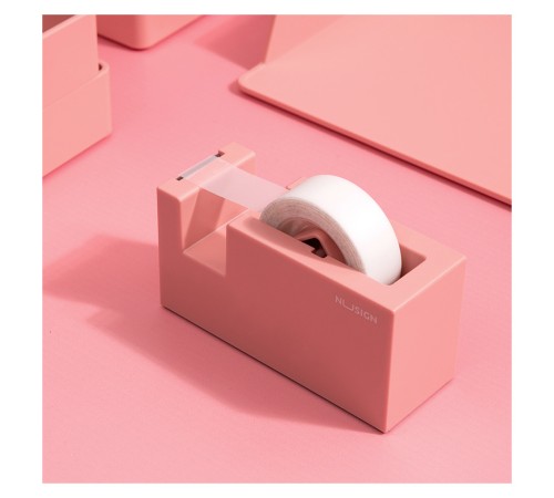 Диспенсер для клейкой ленты Deli Nusign NS121PINK
