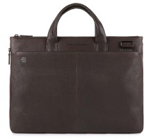 Сумка для ноутбука Piquadro Black Square CA4021B3/TM темно-коричневый натур.кожа
