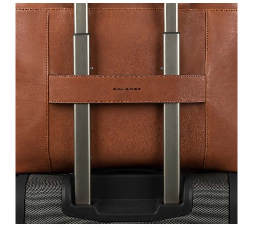 Сумка для ноутбука Piquadro Black Square CA4021B3/TM темно-коричневый натур.кожа