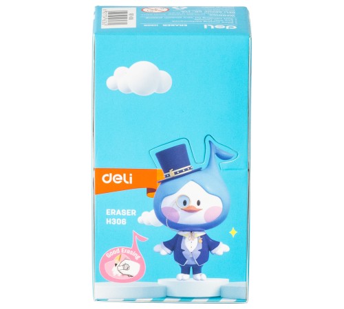 Ластик Deli EH306 Little Sinnger 54х20х10мм ПВХ ассорти (1шт)