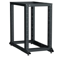 ITK LINEA F Стойка 2-рамная 42U 600х600-1000мм черная ITK LF05-42U61-2GM