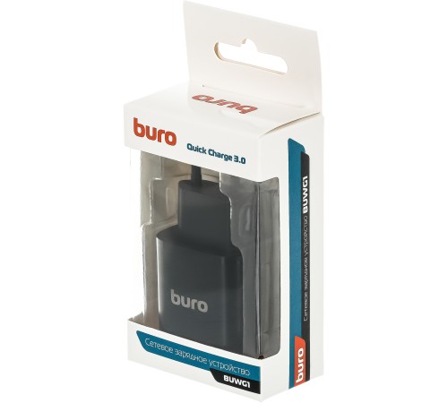 Сетевое зар./устр. Buro BUWG1 3A QC черный (BUWG18P100BK) Сетевое зар./устр. Buro BUWG1 3A QC черный (BUWG18P100BK)