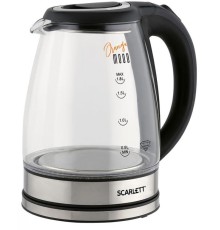 Чайник электрический Scarlett SC-EK27G36 1.8л. 1800Вт черный (корпус: стекло)