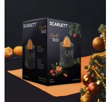 Соковыжималка цитрусовая Scarlett SC-JE50C09 25Вт черный/оранжевый