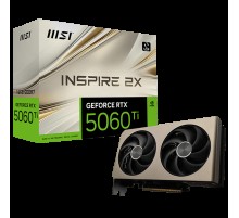 Видеокарта MSI RTX5060Ti INSPIRE 2X 16GB GDDR7 128bit 3xDP HDMI 2FAN RTL