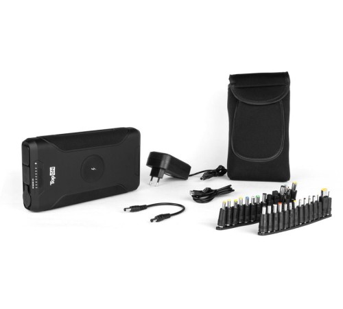 Мобильный аккумулятор TopON TOP-X73 72000mAh 3A QC 1xUSB беспроводная зарядка черный (чехол в комплекте) (103073)