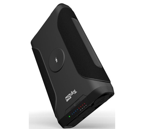 Мобильный аккумулятор TopON TOP-X73 72000mAh 3A QC 1xUSB беспроводная зарядка черный (чехол в комплекте) (103073)