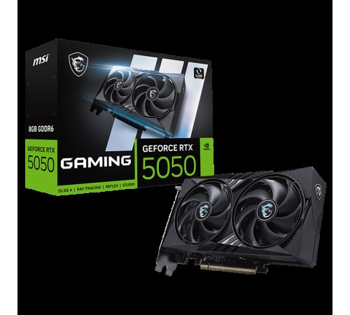Видеокарта MSI RTX5050 GAMING 8GB GDDR6 128bit 3xDP HDMI 2FAN RTL Видеокарта MSI RTX5050 GAMING 8GB GDDR6 128bit 3xDP HDMI 2FAN RTL