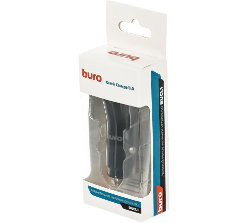 Автомобильное зар./устр. Buro BUCL1 3A QC черный (BUCL18P100BK) Автомобильное зар./устр. Buro BUCL1 3A QC черный (BUCL18P100BK)