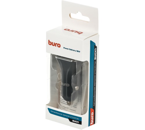 Автомобильное зар./устр. Buro BUCK1 3A PD черный (BUCK18P010BK) Автомобильное зар./устр. Buro BUCK1 3A PD черный (BUCK18P010BK)