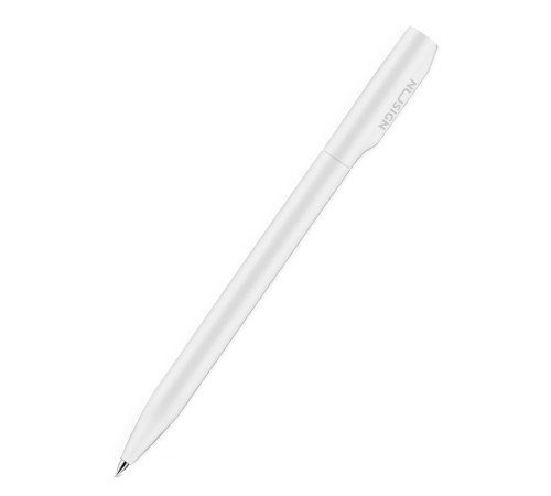 Ручка гелев. Deli Nusign NS552white белый черные линия 0.5мм