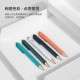 Ручка гелев. Deli Nusign NS557 ассорти черные автоматическая линия 0.5мм