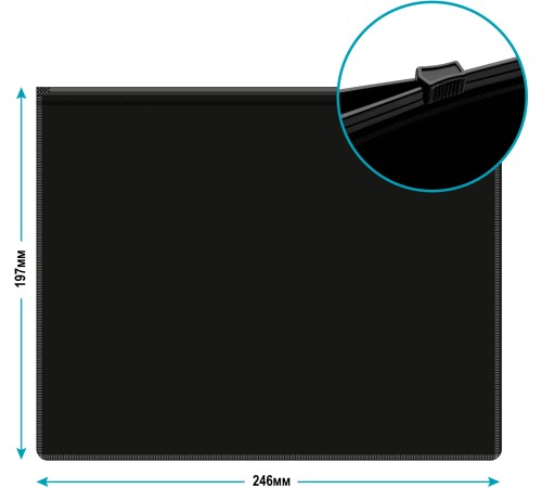 Папка на молнии ZIP Бюрократ -BPM5A2BLCK A5 полипропилен 0.15мм черный цвет молнии черный Папка на молнии ZIP Бюрократ -BPM5A2BLCK A5 полипропилен 0.15мм черный цвет молнии черный