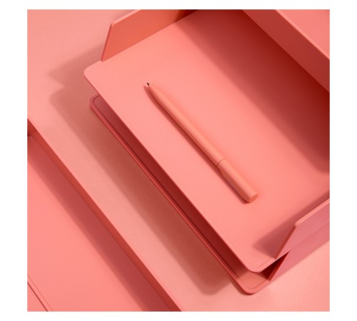 Ручка гелев. Deli Nusign NS552pink розовый черные линия 0.5мм