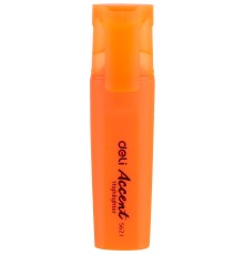 Текстовыделитель Deli ES621Sorange Macaron скошенный пиш. наконечник 1-5мм оранжевый
