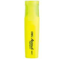 Текстовыделитель Deli ES621Syellow Macaron скошенный пиш. наконечник 1-5мм желтый