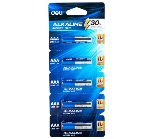 Батарея Deli E18511 AAA блистер