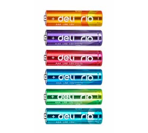 Батарея Deli Rio AAA (4шт) спайка