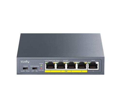 Коммутатор CUDY 5-Port Gigabit PoE+ Switch 36W