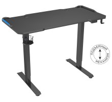 Стол Cactus CS-ED-GBK столешница МДФ карбон каркас черный