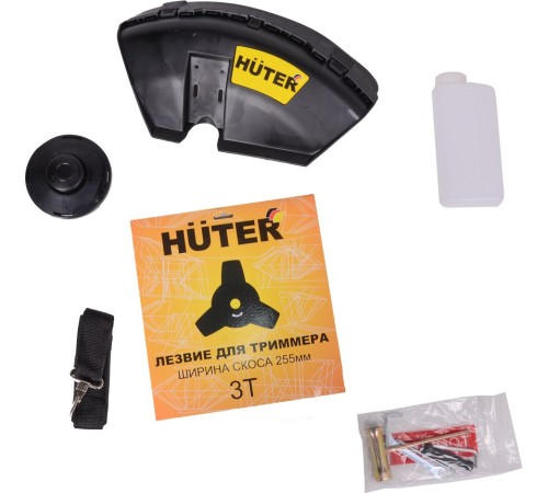 Триммер бензиновый Huter GGT-553TA 2500Вт 3.4л.с. разбор.штан. реж.эл.:леска/нож