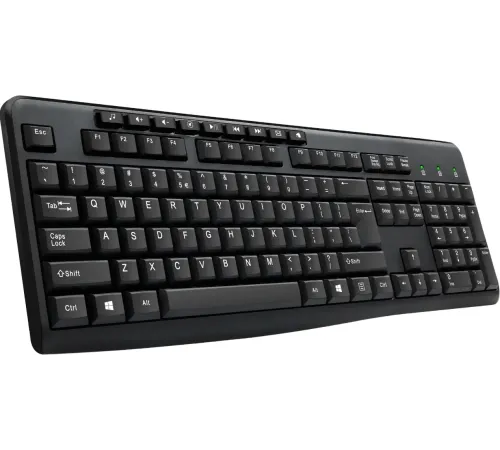 Клавиатура Оклик 305M черный USB Multimedia (1659987)
