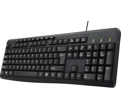 Клавиатура Оклик 305M черный USB Multimedia (1659987)
