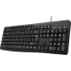 Клавиатура Оклик 305M черный USB Multimedia (1659987)