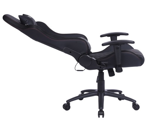 Кресло игровое Cactus CS-CHR-0099BLR черный/красный эко.кожа металл Кресло игровое Cactus CS-CHR-0099BLR черный/красный эко.кожа металл
