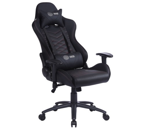 Кресло игровое Cactus CS-CHR-0099BLR черный/красный эко.кожа металл Кресло игровое Cactus CS-CHR-0099BLR черный/красный эко.кожа металл