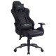 Кресло игровое Cactus CS-CHR-0099BLR черный/красный эко.кожа металл