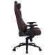 Кресло игровое Cactus CS-CHR-0112BR коричневый эко.кожа металл