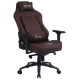 Кресло игровое Cactus CS-CHR-0112BR коричневый эко.кожа металл