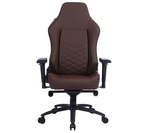 Кресло игровое Cactus CS-CHR-0112BR коричневый эко.кожа металл