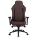 Кресло игровое Cactus CS-CHR-0112BR коричневый эко.кожа металл