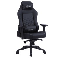 Кресло игровое Cactus CS-CHR-0112BL черный эко.кожа металл