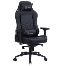 Кресло игровое Cactus CS-CHR-0112BL черный эко.кожа металл