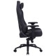 Кресло игровое Cactus CS-CHR-0112BL черный эко.кожа металл