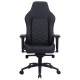 Кресло игровое Cactus CS-CHR-0112BL черный эко.кожа металл