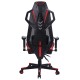 Кресло игровое Cactus CS-CHR-090BLR черный/красный эко.кожа пластик