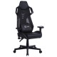 Кресло игровое Cactus CS-CHR-090BL черный эко.кожа пластик