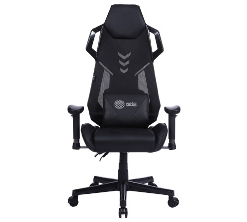 Кресло игровое Cactus CS-CHR-090BL черный эко.кожа пластик