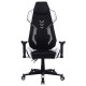 Кресло игровое Cactus CS-CHR-090BLW черный/белый эко.кожа пластик