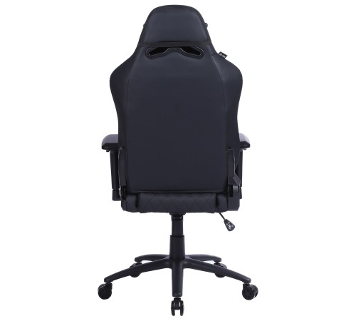 Кресло игровое Cactus CS-CHR-130 черный эко.кожа металл Кресло игровое Cactus CS-CHR-130 черный эко.кожа металл