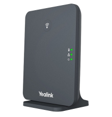 YEALINK DECT-трубка Yealink W70B DECT, базовая станция, до 10 SIP-аккаунтов, до 10 трубок на базу, до 20 одновременных вызовов (W70B)