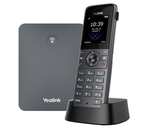 YEALINK DECT-трубка Yealink W73P DECT (база W70B+трубка W73H) до 10 SIP-аккаунтов, до 10 трубок на базу, до 20 одноврем. Вызовов (W73P) YEALINK DECT-трубка Yealink W73P DECT (база W70B+трубка W73H) до 10 SIP-аккаунтов, до 10 трубок на базу, до 20 одноврем. Вызовов (W73P)