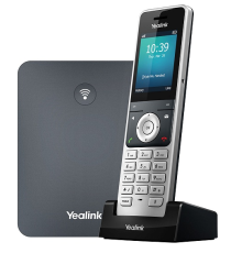 YEALINK DECT-трубка Yealink W76P DECT (база W70B+трубка W56H) до 10 SIP-аккаунтов, до 10 трубок на базу, до 20 одноврем. Вызовов (W76P)