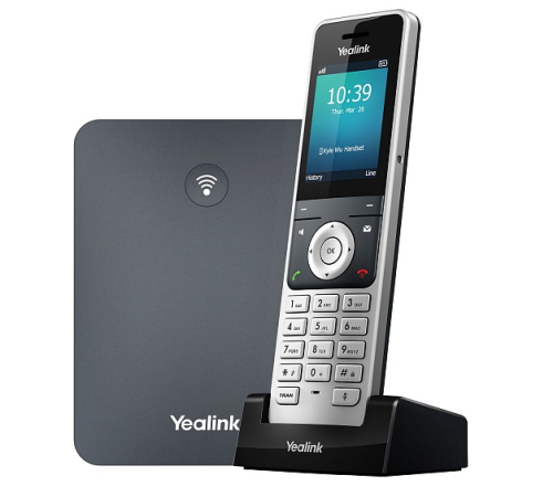 YEALINK DECT-трубка Yealink W76P DECT (база W70B+трубка W56H) до 10 SIP-аккаунтов, до 10 трубок на базу, до 20 одноврем. Вызовов (W76P) YEALINK DECT-трубка Yealink W76P DECT (база W70B+трубка W56H) до 10 SIP-аккаунтов, до 10 трубок на базу, до 20 одноврем. Вызовов (W76P)