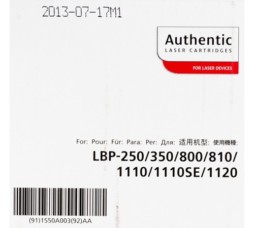 Тонер-картридж Canon 1550A003